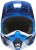 Мотошлем подростковый Fox V1 Lux Youth Helmet Blue фото в интернет-магазине FrontFlip.Ru