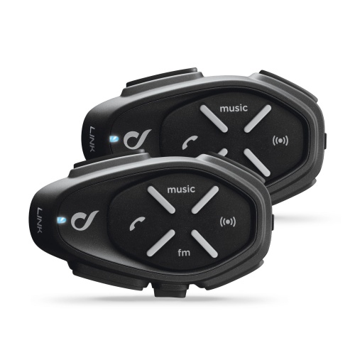 Мото-bluetooth гарнитура INTERPHONE LINK (комплект из 2 шт.) INTERPHOLINKTP фото в интернет-магазине FrontFlip.Ru