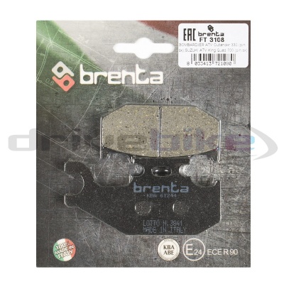 [BRENTA] Тормозные колодки FT 3108 Organic фото в интернет-магазине FrontFlip.Ru