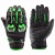 MOTEQ Перчатки кожаные Stinger Черный/Зелёный
