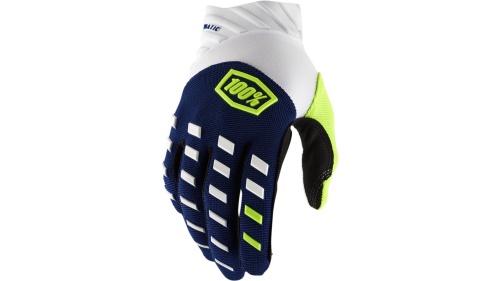 Мотоперчатки 100% Airmatic Glove Navy/White фото в интернет-магазине FrontFlip.Ru