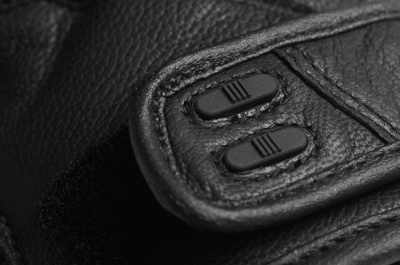 [FURYGAN] Перчатки RAVEN D3O кожа, цвет Черный фото в интернет-магазине FrontFlip.Ru