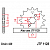 Звезда передняя (ведущая), для 420 цепи, 11 зубьев (JT 1128.11)