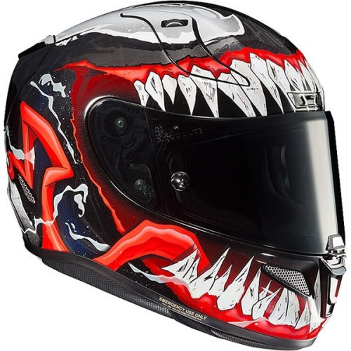 HJC Шлем RPHA 11 MARVEL MC1 VENOM 2 фото в интернет-магазине FrontFlip.Ru