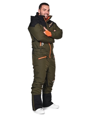 SNOW HEADQUARTER Горнолыжный комбинезон мужской A-89002 Хаки фото в интернет-магазине FrontFlip.Ru