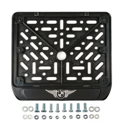 Рамка для номера мотоцикла нового образца BMW фото в интернет-магазине FrontFlip.Ru