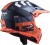 LS2 Мотошлем MX437 FAST XCODE оранжево-синий фото в интернет-магазине FrontFlip.Ru