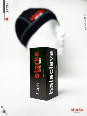 STARKS Подшлемник - Шапочка Half (Черный) фото в интернет-магазине FrontFlip.Ru