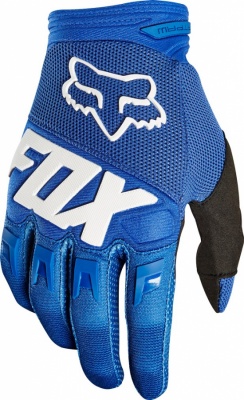 Мотоперчатки подростковые Fox Dirtpaw Race Youth Glove Blue фото в интернет-магазине FrontFlip.Ru
