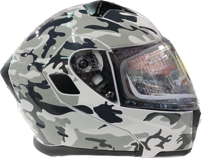Шлем для снегохода AIM 906 Camouflage Glossy фото в интернет-магазине FrontFlip.Ru