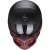 [SCORPION EXO] Мотошлем COMBAT EVO SAMURAI, цвет Черный Матовый/Красный фото в интернет-магазине FrontFlip.Ru
