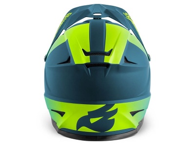 Велошлем BLUEGRASS intox petrol blue/fluo yellow фото в интернет-магазине FrontFlip.Ru