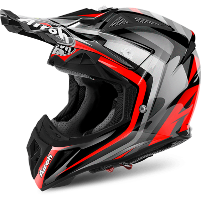 AIROH шлем кросс AVIATOR 2.2 WARNING RED GLOSS фото в интернет-магазине FrontFlip.Ru