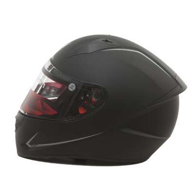 Мотошлем MT STINGER SINGLE MONO MATT BLACK фото в интернет-магазине FrontFlip.Ru