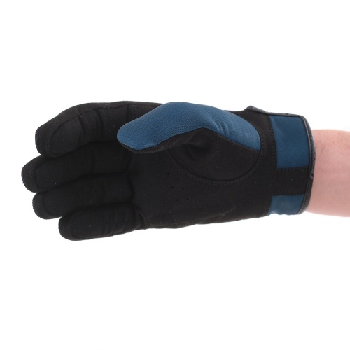 DRAGONFLY Перчатки DF QUAD Black-Arctic Blue фото в интернет-магазине FrontFlip.Ru
