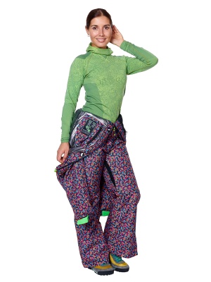 SNOW HEADQUARTER Горнолыжный комбинезон женский B-8871 ОРАНЖЕВЫЙ фото в интернет-магазине FrontFlip.Ru