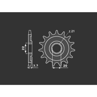 PBR Звезда передняя    2120-13 фото в интернет-магазине FrontFlip.Ru