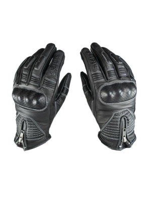 STARKS Мотоперчатки Capella (кожа), муж., Черный фото в интернет-магазине FrontFlip.Ru