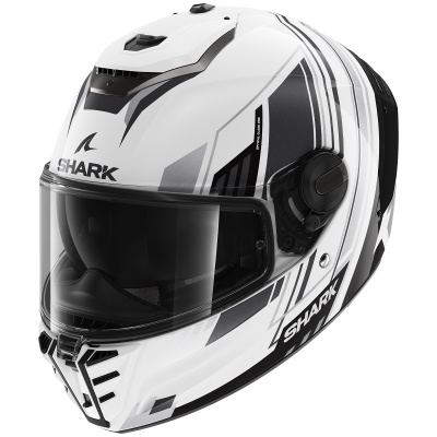 Шлем SHARK SPARTAN RS BYRHON White/Black/Chrome фото в интернет-магазине FrontFlip.Ru