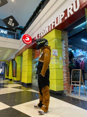 SNOW HEADQUARTER Снегоходный комбинезон мужской A-89007 Песочный фото в интернет-магазине FrontFlip.Ru