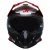 Шлем мотард JUST1 J34 PRO OuterSpace, черный/красный/белый матовый фото в интернет-магазине FrontFlip.Ru