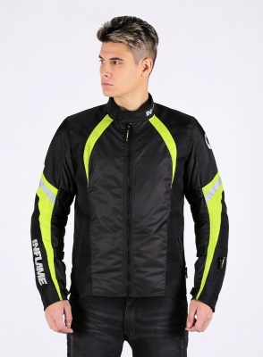 Куртка мужская INFLAME BREATHE текстиль, цвет зеленый неон фото в интернет-магазине FrontFlip.Ru