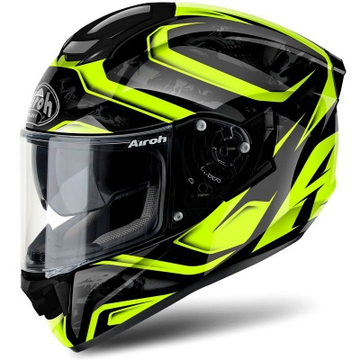 AIROH шлем интеграл ST501 DUDE YELLOW GLOSS фото в интернет-магазине FrontFlip.Ru