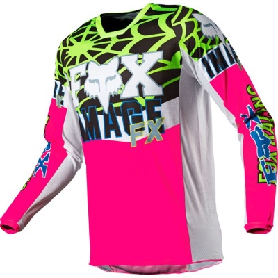 Мотоджерси Fox 180 Heritage Venin Jersey Pink фото в интернет-магазине FrontFlip.Ru