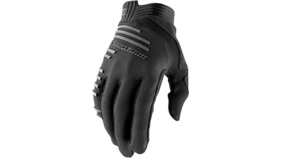 Велоперчатки 100% R-Core Glove Black фото в интернет-магазине FrontFlip.Ru
