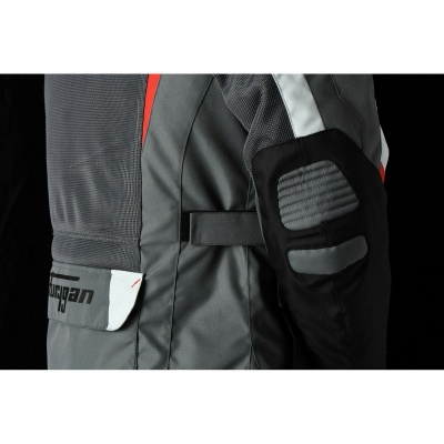 [FURYGAN] Мотокуртка APALACHES VENTED текстиль, цвет Черный/Серый/Красный фото в интернет-магазине FrontFlip.Ru