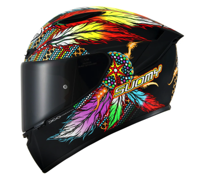 [SUOMY] Мотошлем TRACK-1 CHIEFTAIN, цвет Черный Матовый фото в интернет-магазине FrontFlip.Ru