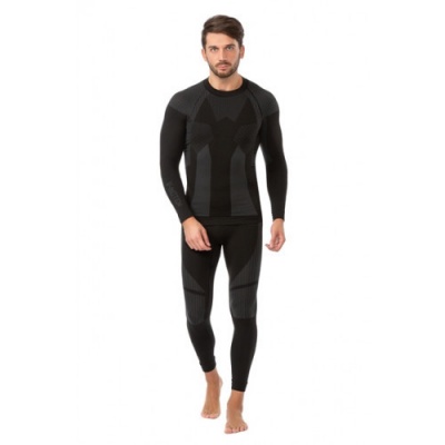 Комплект термобелья мужской V-MOTION черный фото в интернет-магазине FrontFlip.Ru