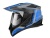 Шлем MT SYNCHRONY DUO SPORT TOURER Matt Titanium Black Blue фото в интернет-магазине FrontFlip.Ru