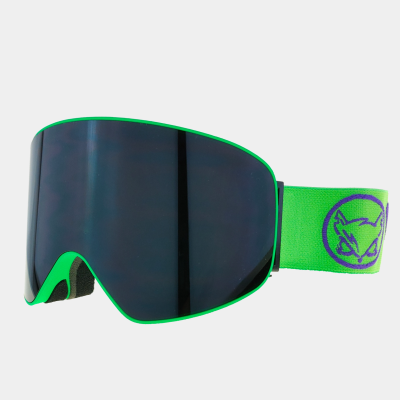 Горнолыжная маска Vizzo Affect Dark Smoke Mirror (зеленый) фото в интернет-магазине FrontFlip.Ru