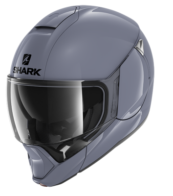 Шлем SHARK EVOJET BLANK Nardo Gray фото в интернет-магазине FrontFlip.Ru