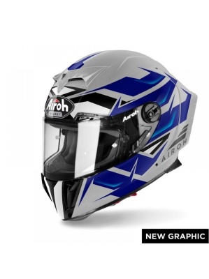 AIROH шлем интеграл GP550 S WANDER BLUE GLOSS фото в интернет-магазине FrontFlip.Ru