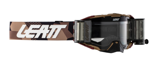 Очки Leatt Velocity 6.5 Roll-Off RubyStone Clear 83% (8024070230) фото в интернет-магазине FrontFlip.Ru