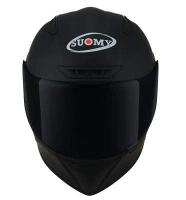 [SUOMY] Мотошлем TRACK-1 PLAIN, цвет Черный Матовый фото в интернет-магазине FrontFlip.Ru
