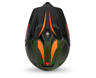 Велошлем Bluegrass Intox Green/Orange фото в интернет-магазине FrontFlip.Ru