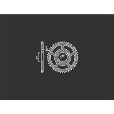 PBR Звезда задняя    795-49   (сталь) фото в интернет-магазине FrontFlip.Ru