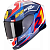 [SCORPION EXO] Мотошлем EXO-R1 EVO AIR COUP, цвет Синий/Красный/Желтый