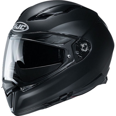 HJC Шлем F70 SEMI FLAT BLACK фото в интернет-магазине FrontFlip.Ru