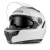 ZEUS Шлем интеграл ZS-813A Термопластик, глянец, Белый фото в интернет-магазине FrontFlip.Ru