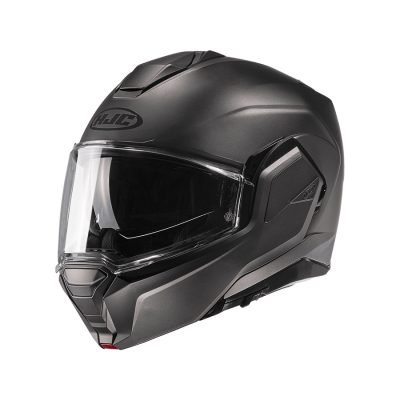 HJC Шлем i100 SEMI FLAT TITANIUM фото в интернет-магазине FrontFlip.Ru