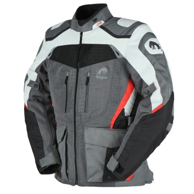 [FURYGAN] Мотокуртка APALACHES VENTED текстиль, цвет Черный/Серый/Красный фото в интернет-магазине FrontFlip.Ru
