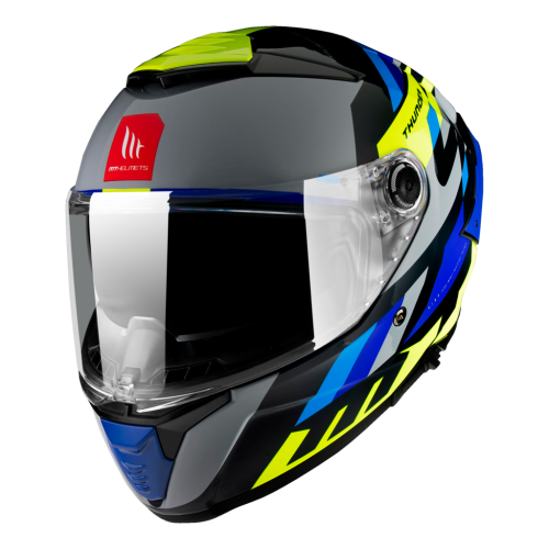 Шлем MT THUNDER 4 SV ERGO Gloss Blue фото в интернет-магазине FrontFlip.Ru