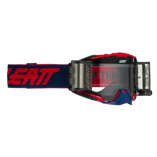 Очки Leatt Velocity 6.5 Roll-Off Red/Blue Clear 83% фото в интернет-магазине FrontFlip.Ru