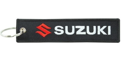 Брелок BMV 006 "Сузуки" ткань, вышивка 13*3см фото в интернет-магазине FrontFlip.Ru