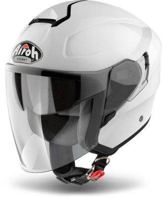 AIROH шлем открытый HUNTER COLOR WHITE GLOSS фото в интернет-магазине FrontFlip.Ru
