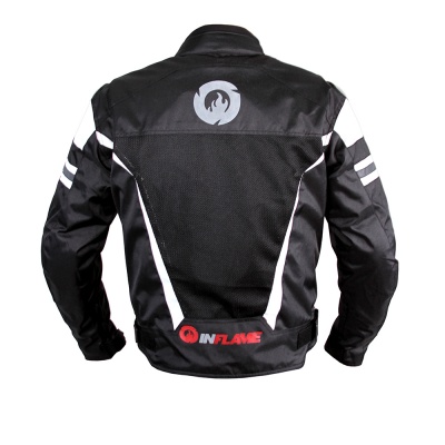Куртка мужская INFLAME WINSPEED текстиль+сетка, цвет черно-белый фото в интернет-магазине FrontFlip.Ru